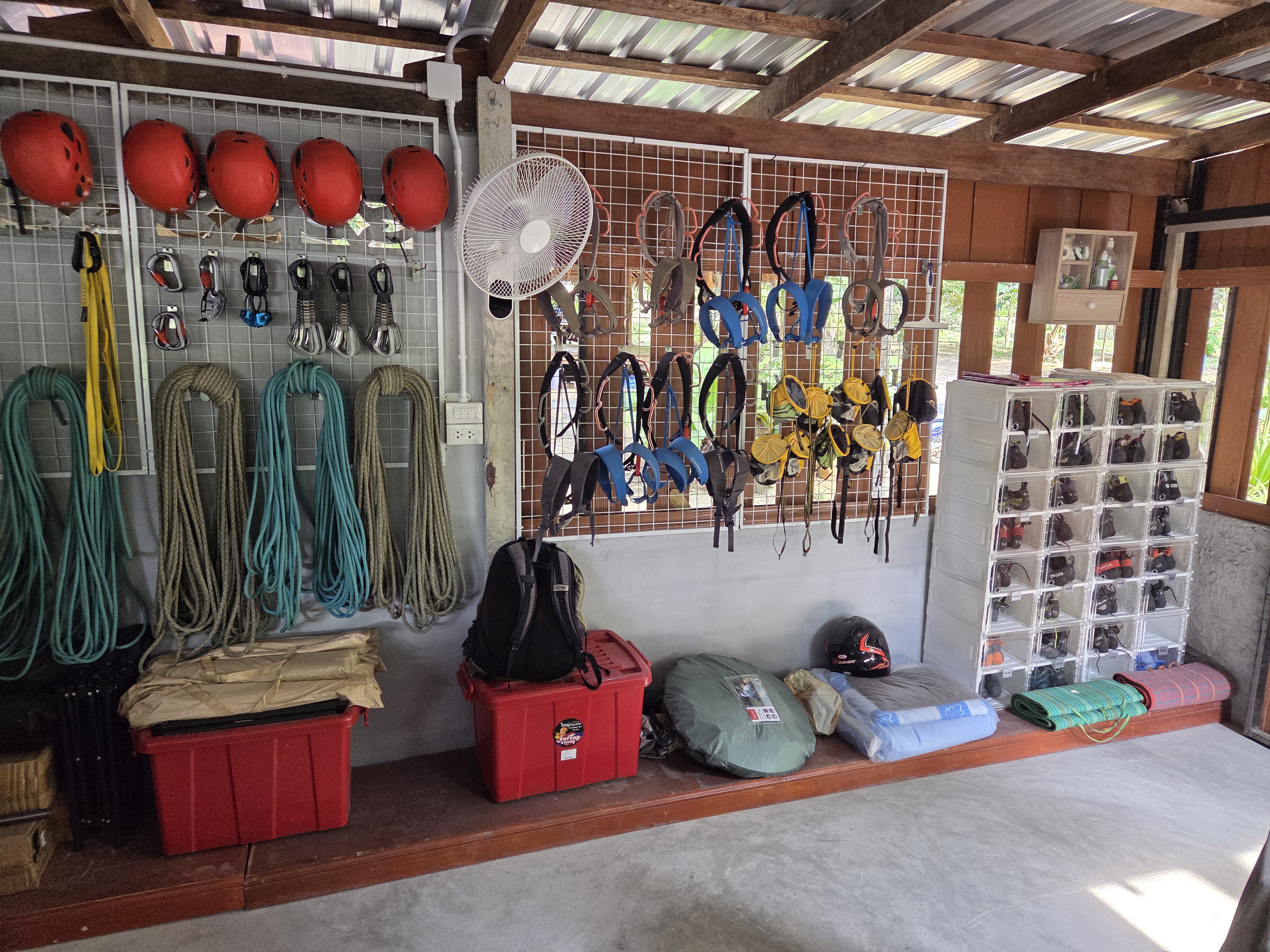 Gear rental display