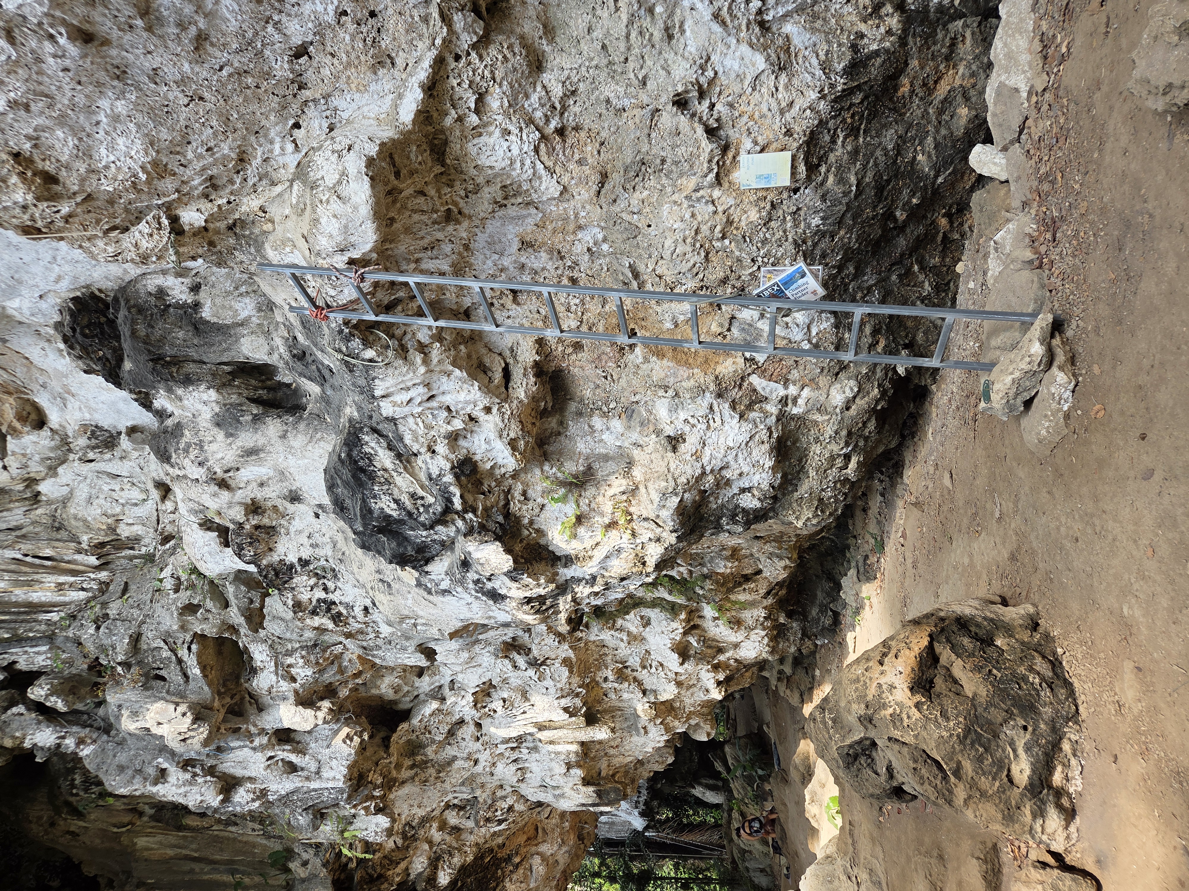 Ladder access at North Wall